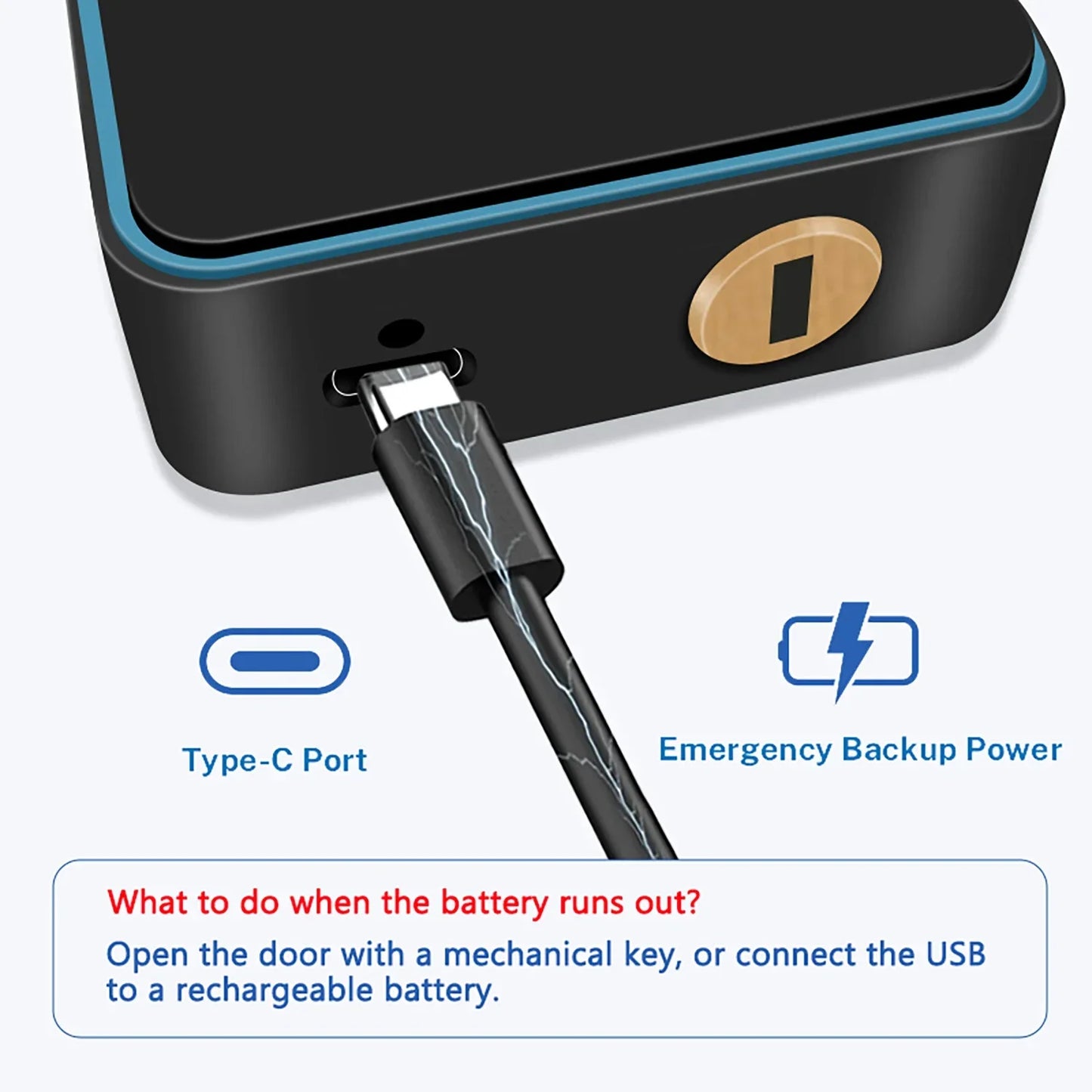 EverTrend Pro-Lock: Intelligentes Türschloss mit Fingerabdruck